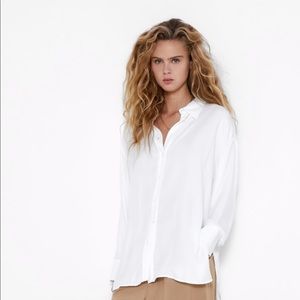 Zara White Button Up